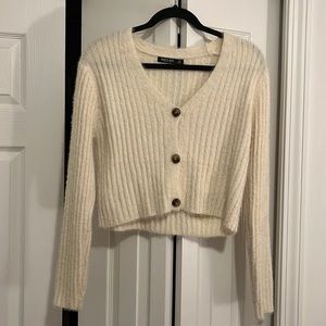 Cream Nasty Gal Cadigan